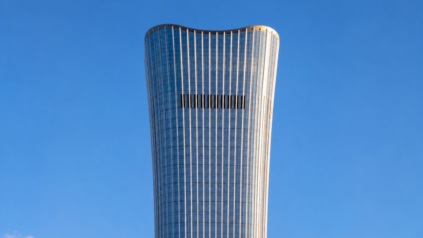 Detalle de la coronación de la CITIC Tower - RDM