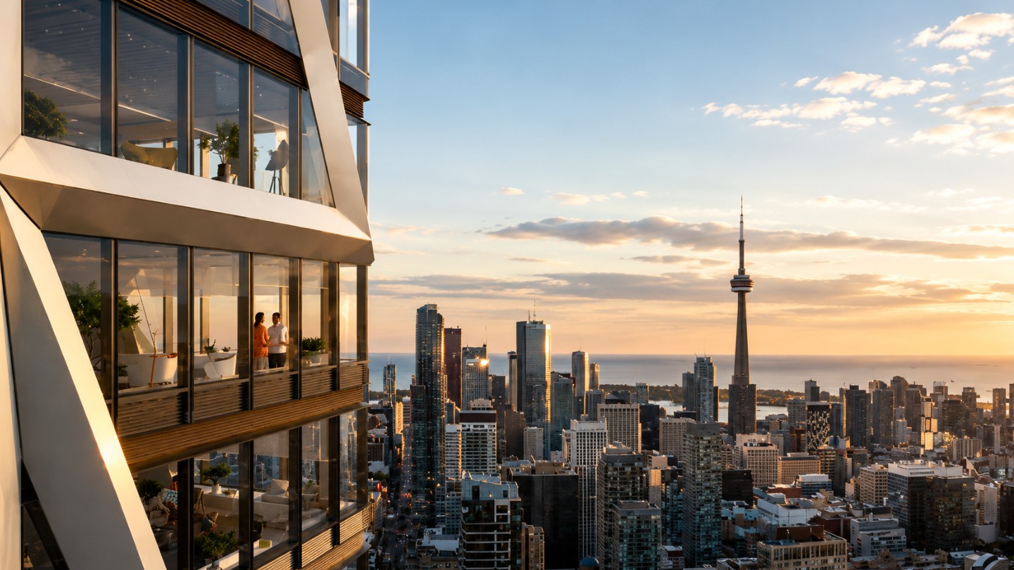 Detalle de la envolvente de One Bloor West - RDM