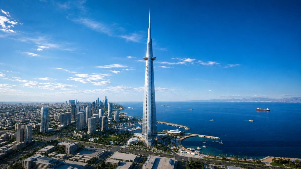 Jeddah Tower render