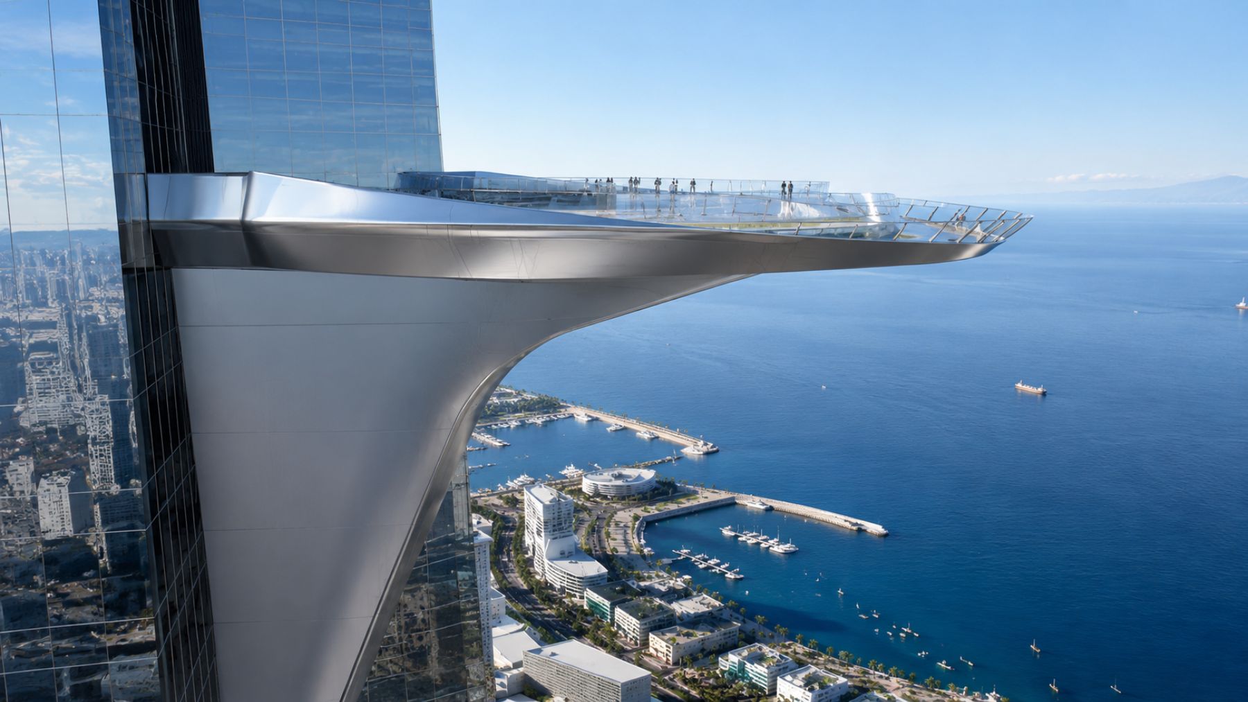 La futura plataforma que tendrá la Jeddah Tower