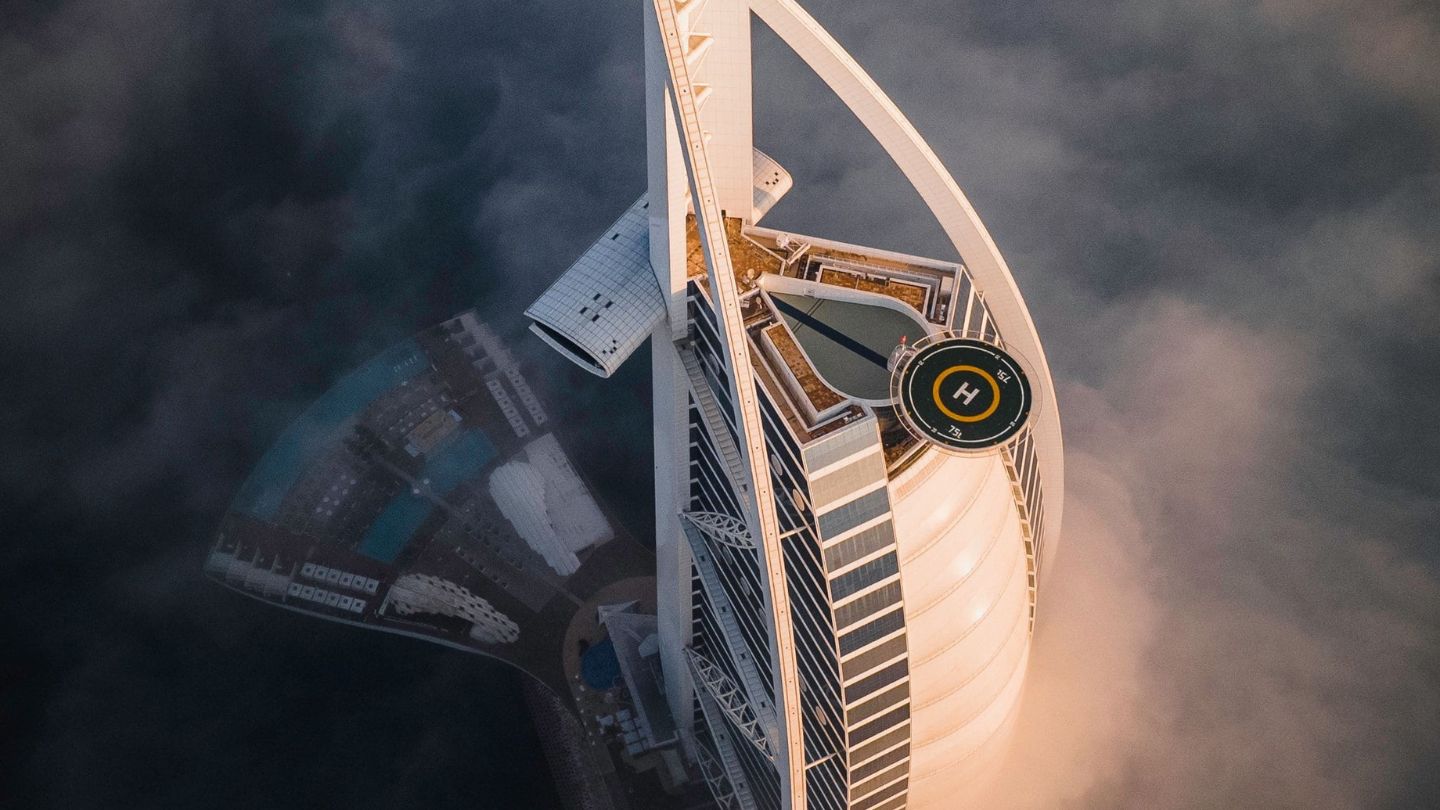 El helipuerto del Burj Al Arab - RDM