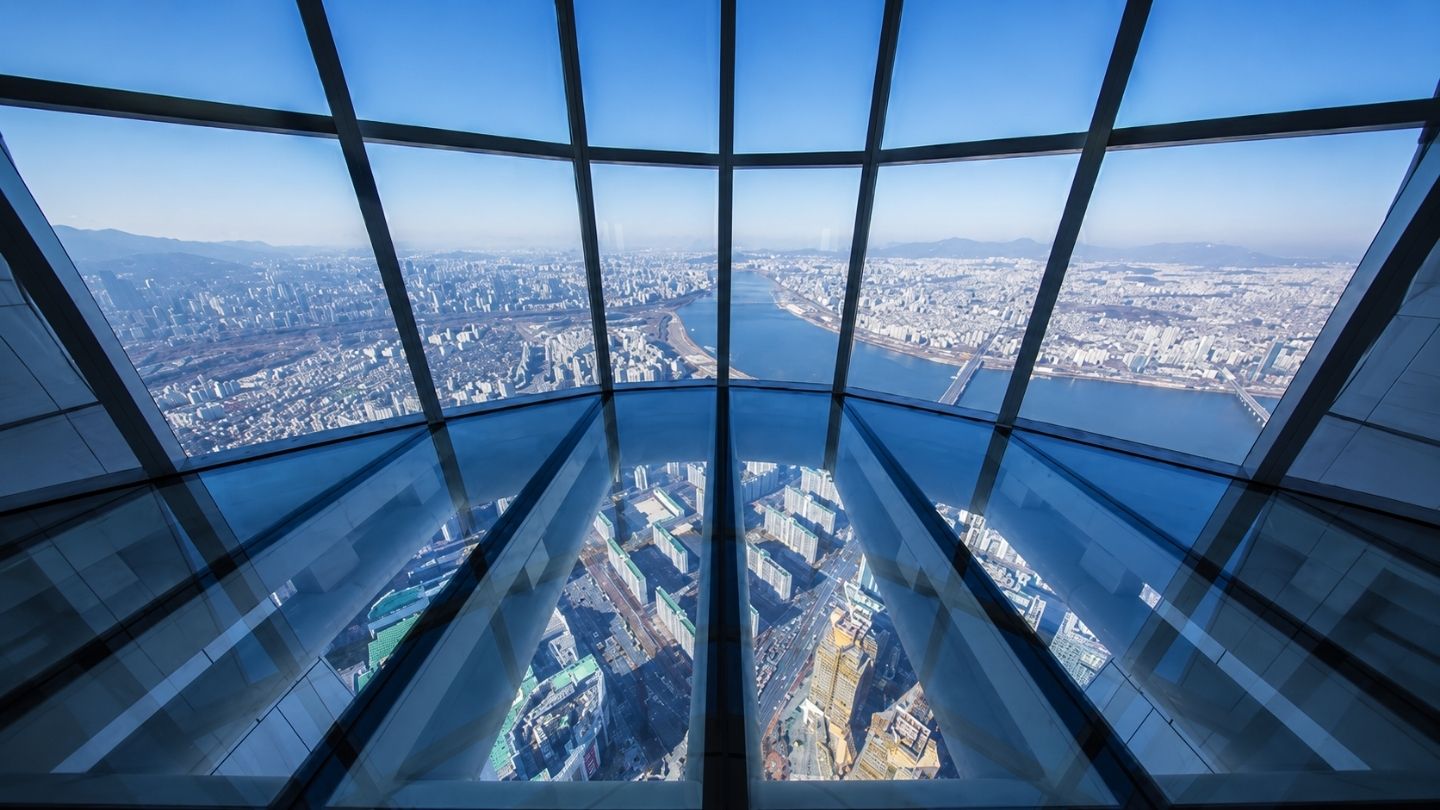 Mirador acristalado del Lotte World Tower - RDM