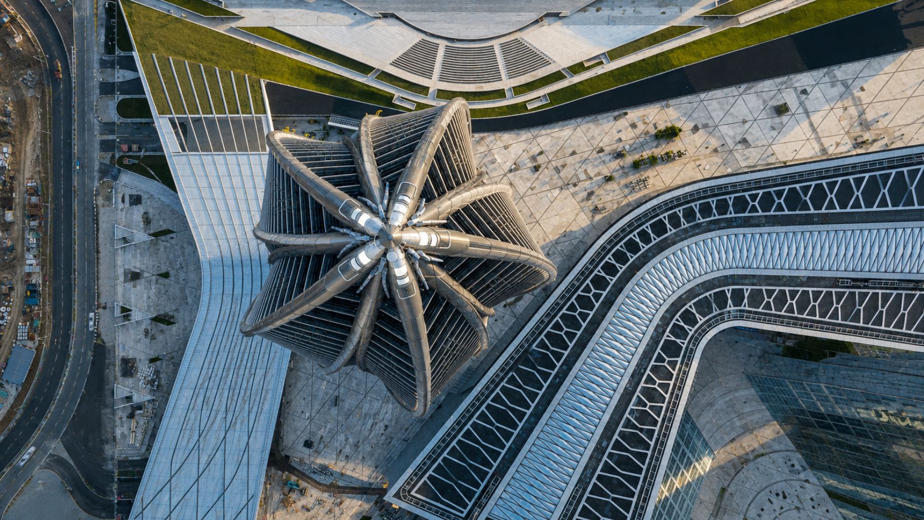 Plano cenital del Lakhta Center - RDM