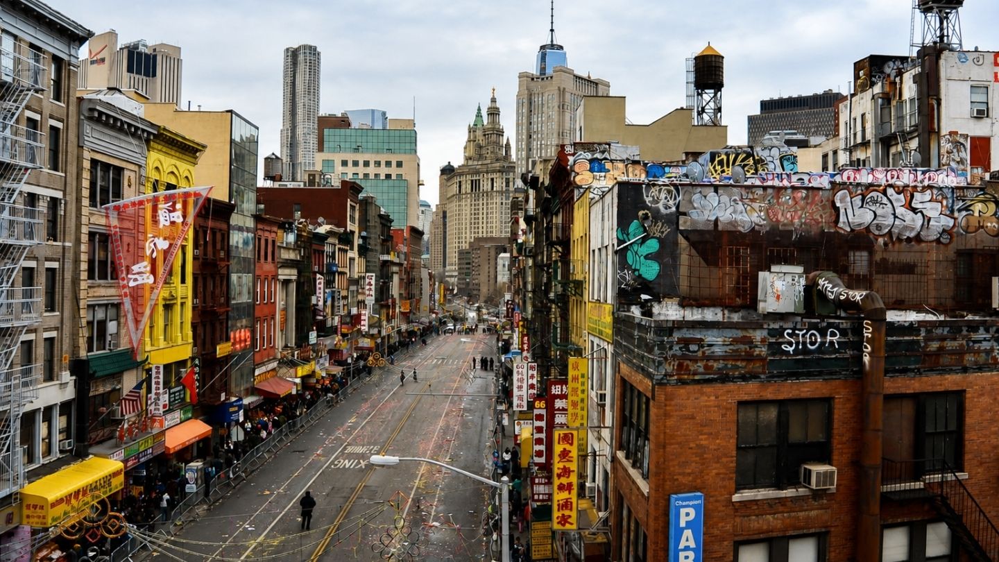 barrio de Chinatown en Nueva York - RDM
